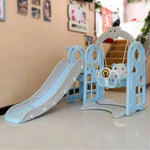 Load image into Gallery viewer, Indoor & Outdoor Slide and Swing Set for Toddlers – Sky Blue