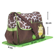 Printed Diaper Bag Backpack – Waterproof Baby Travel Bag for Moms & Dads