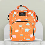 Load image into Gallery viewer, Stylish Baby Diaper Backpack – Large Capacity with Insulated Bottle Pockets