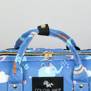 Stylish Baby Diaper Backpack – Large Capacity with Insulated Bottle Pockets