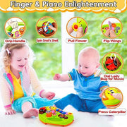 Smiley Face Musical Keyboard Toy – Interactive Learning Toy for Babies