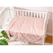 Soft Checkered Fleece Baby Blanket – Warm & Cozy for Newborns