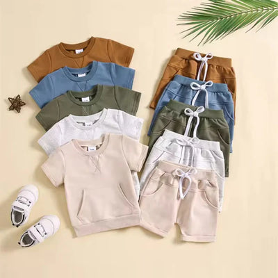Kids Summer T-Shirt & Shorts Co-Ord Set – Cool & Comfortable