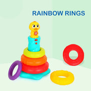 Rainbow Duck Stacking Toy – Colorful Learning Toy for Babies & Toddlers