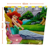 Baby Crawl Mat – Set of 4 Prince Garden Print (62×62×1 cm Each)