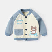 Little Boy Quilted Winter Shirt – Full Sleeves Warm Cotton Shirt