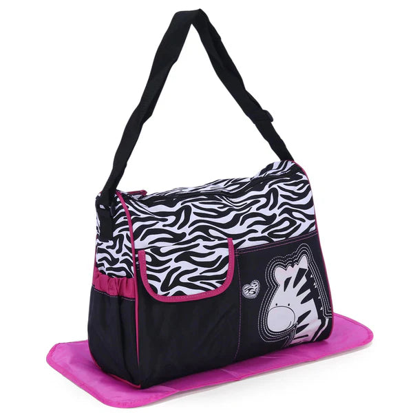 Printed Diaper Bag Backpack – Waterproof Baby Travel Bag for Moms & Dads