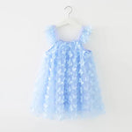 Load image into Gallery viewer, Baby Girl Butterfly Ruffled Sleeveless Party Dress