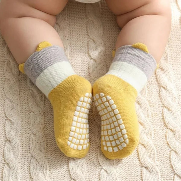 Baby Anti-Skid Socks – Soft Cotton Safety Socks