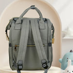 Load image into Gallery viewer, Waterproof Unisex Diaper Backpack – Multi-Pocket Baby Bag for Moms &amp; Dads