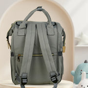 Waterproof Unisex Diaper Backpack – Multi-Pocket Baby Bag for Moms & Dads