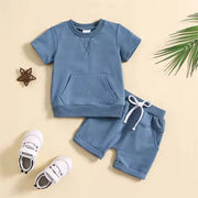 Kids Summer T-Shirt & Shorts Co-Ord Set – Cool & Comfortable