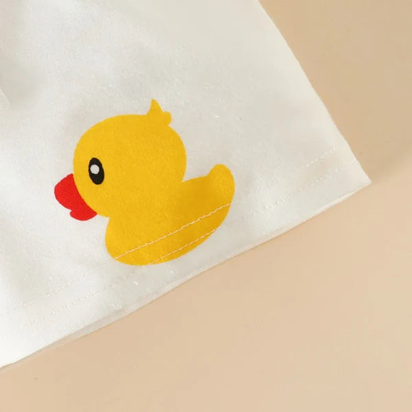 Baby Girl Floral-Style Sleeveless Co-Ord Set with Flare & Headband