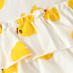 Load image into Gallery viewer, Baby Girl Floral-Style Sleeveless Co-Ord Set with Flare &amp; Headband