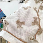 Load image into Gallery viewer, Kids Printed Half Rompers – Panda, Teddy Bear &amp; Black Dot Designs