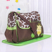 Printed Diaper Bag Backpack – Waterproof Baby Travel Bag for Moms & Dads