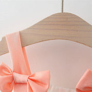 Baby Girl Sleeveless Floral Party Frock with Matching Hat – Festive Wear