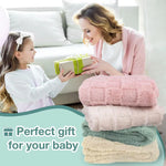 Load image into Gallery viewer, Soft Checkered Fleece Baby Blanket – Warm &amp; Cozy for Newborns