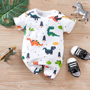 Baby Dinosaur Print Romper – Soft & Comfortable One-Piece Outfit