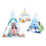 Load image into Gallery viewer, Portable Play Gym &amp; Fun Teepee Tent for Kids – Indoor Play Set