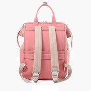 Stylish Pink Diaper Backpack for Moms – Waterproof Multi-Function Baby Travel Bag