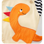 Load image into Gallery viewer, Dinosaur Design Half Sleeve Romper for Kids – Soft &amp; Comfortable