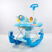 Musical 2-in-1 Adjustable Baby Walker cum Rocker with Parent Control Handle