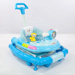 Load image into Gallery viewer, Musical 2-in-1 Adjustable Baby Walker cum Rocker with Parent Control Handle