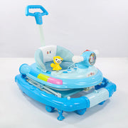 Musical 2-in-1 Adjustable Baby Walker cum Rocker with Parent Control Handle