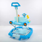 Load image into Gallery viewer, Musical 2-in-1 Adjustable Baby Walker cum Rocker with Parent Control Handle