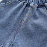 Boys T-Shirt and Denim Shorts Set – Soft Cotton Summer Wear