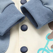 Little Boy Quilted Winter Shirt – Full Sleeves Warm Cotton Shirt