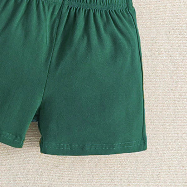 Boys Short Sleeve Cotton T-Shirt & Shorts Set (Age 3–4 Years)