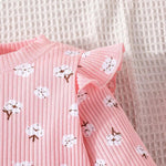 Load image into Gallery viewer, Girls Floral Print Full Sleeves Flare Co-Ord Outfit