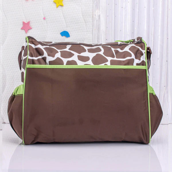 Printed Diaper Bag Backpack – Waterproof Baby Travel Bag for Moms & Dads