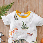 Jurassic Jungle Dinosaur Print Playsuit for Kids