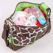 Printed Diaper Bag Backpack – Waterproof Baby Travel Bag for Moms & Dads