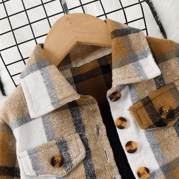 Toddler Girls Dress & Coat Outfit – Stylish Two-Piece Set