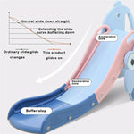 Load image into Gallery viewer, Indoor Slide for Kids with Basketball Ring – Sky Blue