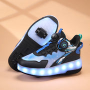 LED Roller Skate Shoes with Wheels – Light-Up Roller Sneakers for Kids & Teens